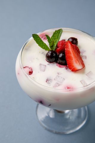 Ягодная панакота