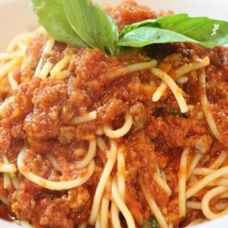 Spaghetti Bologna con carne