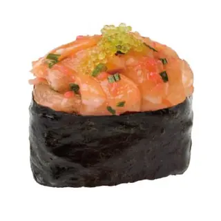 Gunkan spicy salmón