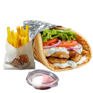 Makloub Escalope + Frites
