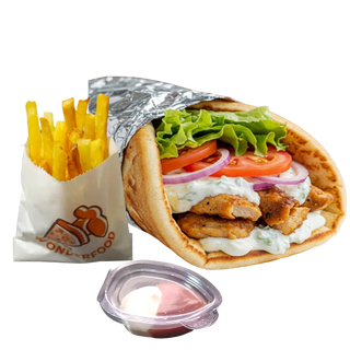 Makloub Escalope + Frites