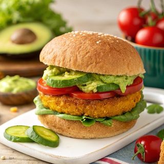 Hamburguesa De La Casa + Patatas Fritas Caseras