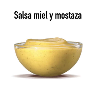 Salsa de miel y mostaza