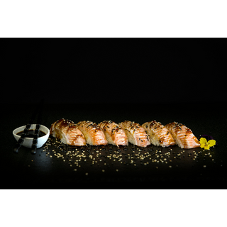 Nigiri Salmon Brasseado - 3 Peças