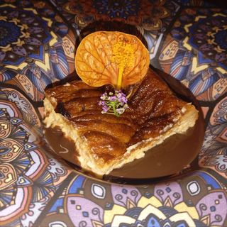 Tarta de queso y turrón de Xixona