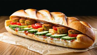 Falafel e Verdure Grigliate