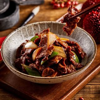 Ternera con salsa ostra auténtica 