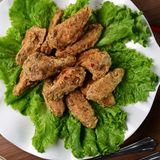 Куриные крылышки во фритюре