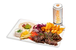 Menu Yalla Pita con Mix Agnello e Manzo + Patate + Bibita