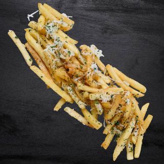 Cartofi Prăjiți Pai Cu Parmezan, Pătrunjel Și Usturoi