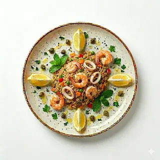 Arroz Con Gambas Y Calamar