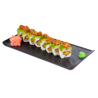 Salmon tempura roll 8 buc