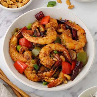 Chilly Garlic Prawns