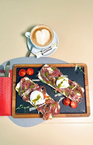 Bruscheta italiana + espresso