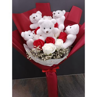 Buchet dragalas rosu