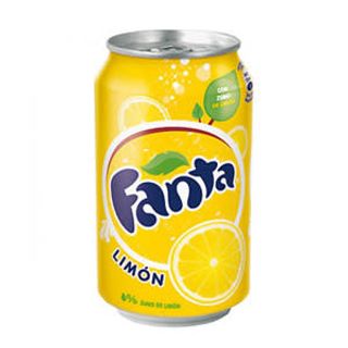 Fanta Limón lata 330ml.