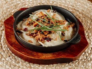 Вареники з картоплею, зеленню та Лисичками (380г)