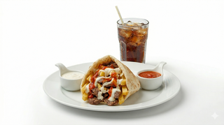 Menú 4 Kebab Pan Pita Grande