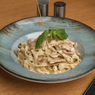 Pâtes Poulet Champignons