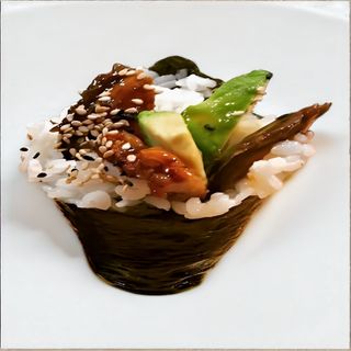 Temaki Anguila, Aguacate y Sésamo (1 ud)