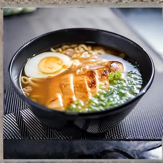 Рамен с осетриной