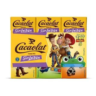 Batido Sin Lactosa Mini Brick Cacaolat Pack 6 Uds. 200Ml.