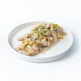 Фетучини с курицей и грибами