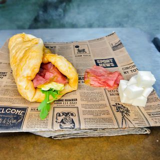 Scoverga cu ou si bacon