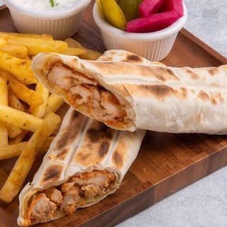 Shich tawouk bocadillo