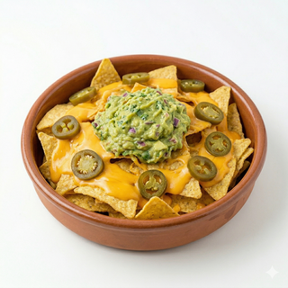 Nachos Caseros Con Guacamole