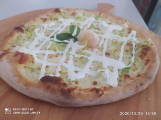 Pizza Gamberetti speciali single  Ø32cm