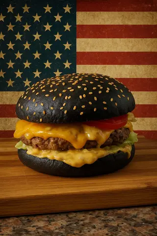 Black American Burger