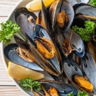 Mejillones al vapor (ración)