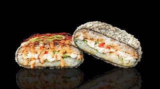 Суші бургер з куркою