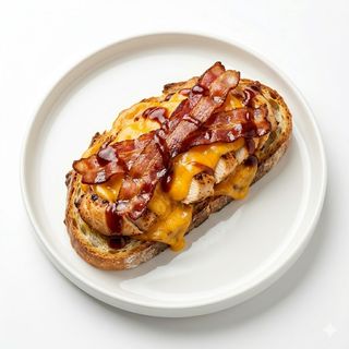 Alpargata De Pollo Con Bacon Y Queso Cheddar