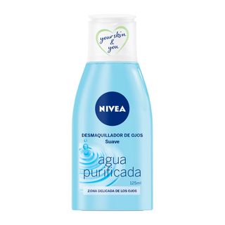 Desmaquillador De Ojos Nivea Suave Contorno De Ojos Sensibles Botella 125 Ml