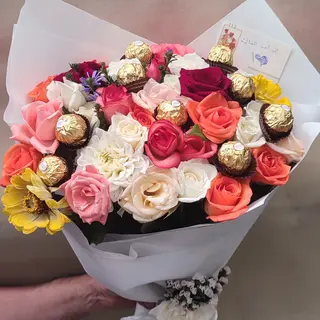 bouquet fleurs grande melange
