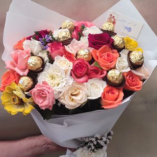 bouquet fleurs grande melange