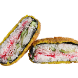 Суши-бургер с крабом