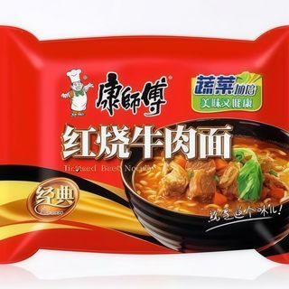 Fideos instantáneos Master Kong sabor a ternera mas picante