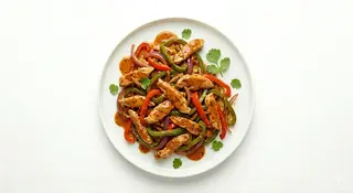 Fajita De Pollo Salteado