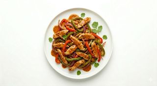 Fajita De Pollo Salteado