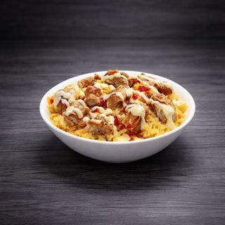 Loaded Chicken with Rice