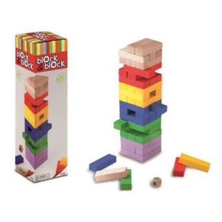 Torre De Madera De Colores Block & Block - 8422878608591