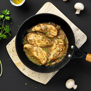 Solomillo De Pollo Con Boletus