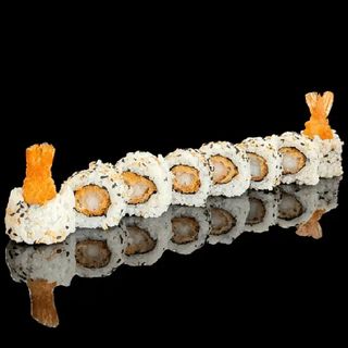 21. Roll Crujiente De Camarón Tempura (8 piezas)