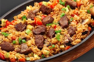 Orez Thai cu carne de vita