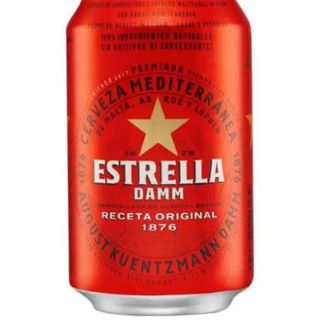 Estrella Damm Cerveza Lata 33cl