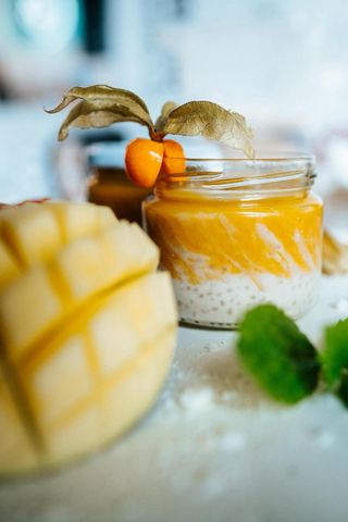 Deser z tapioki z mango vege