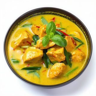 38B Pollo Con Salsa Curry Thai Amarillo